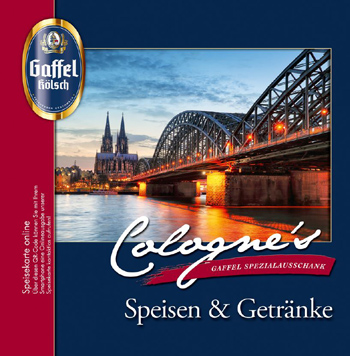 Speisekarte Cologne's